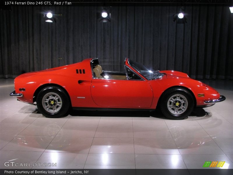 Red / Tan 1974 Ferrari Dino 246 GTS