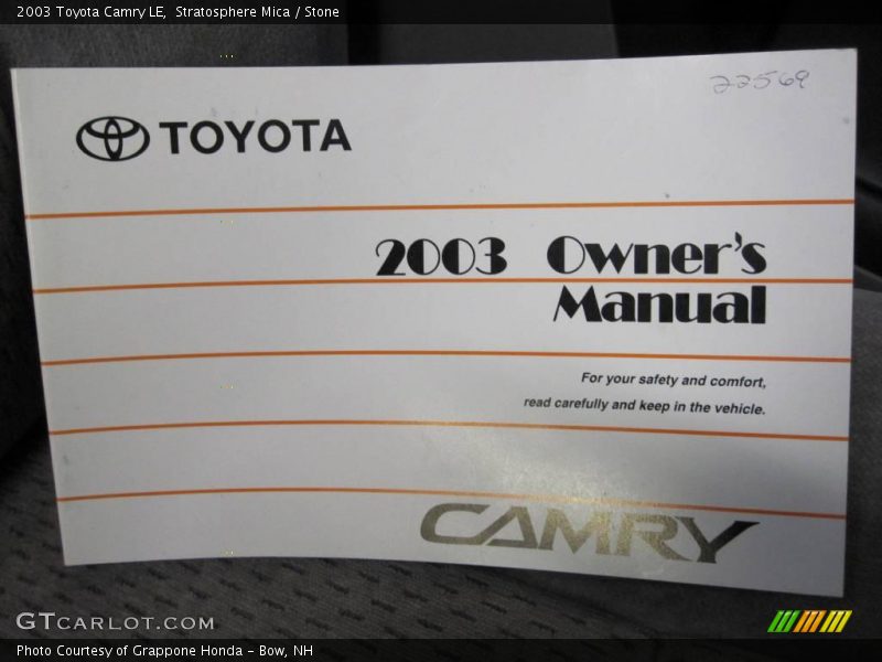 Stratosphere Mica / Stone 2003 Toyota Camry LE