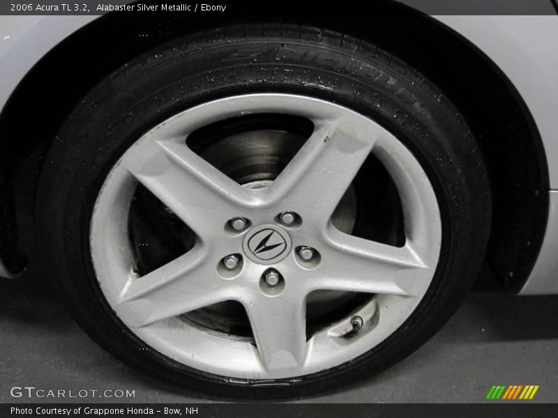 Alabaster Silver Metallic / Ebony 2006 Acura TL 3.2