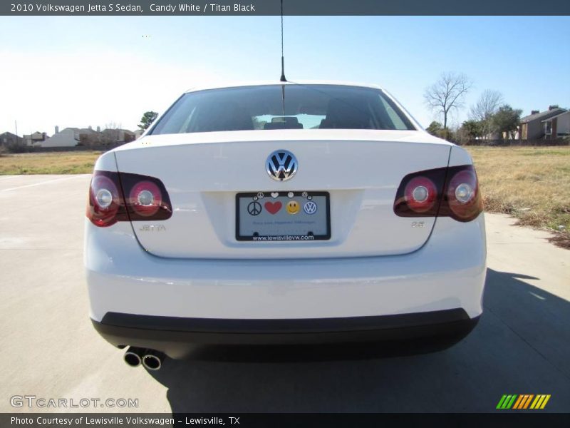 Candy White / Titan Black 2010 Volkswagen Jetta S Sedan