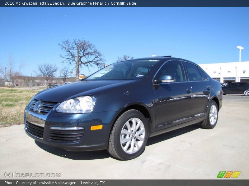 Blue Graphite Metallic / Cornsilk Beige 2010 Volkswagen Jetta SE Sedan