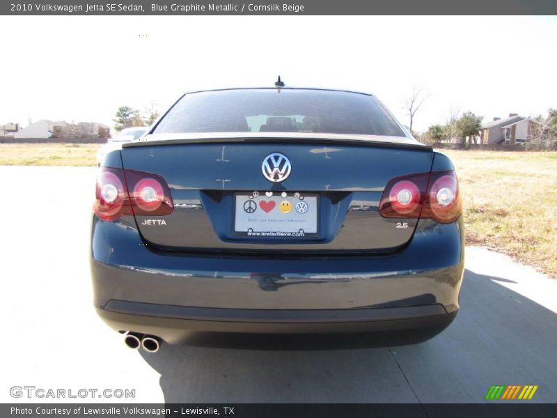 Blue Graphite Metallic / Cornsilk Beige 2010 Volkswagen Jetta SE Sedan