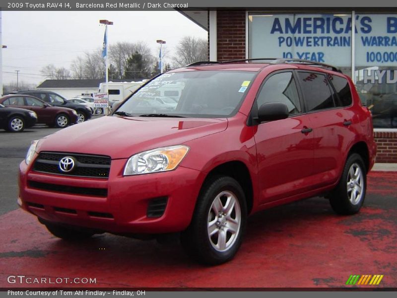 Barcelona Red Metallic / Dark Charcoal 2009 Toyota RAV4 I4