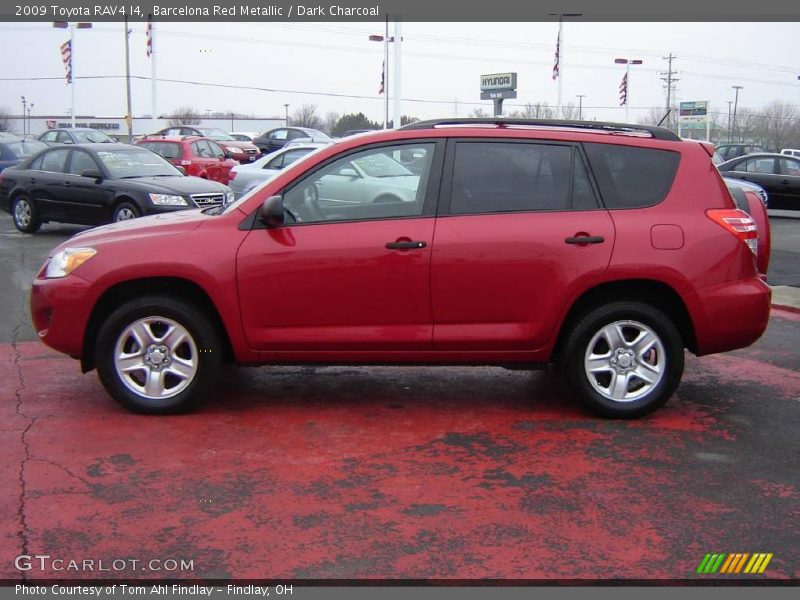 Barcelona Red Metallic / Dark Charcoal 2009 Toyota RAV4 I4