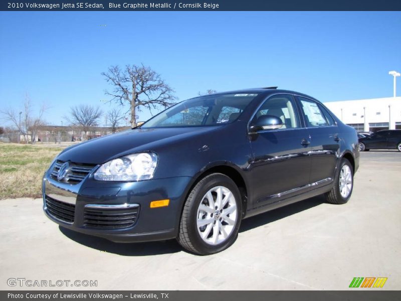 Blue Graphite Metallic / Cornsilk Beige 2010 Volkswagen Jetta SE Sedan