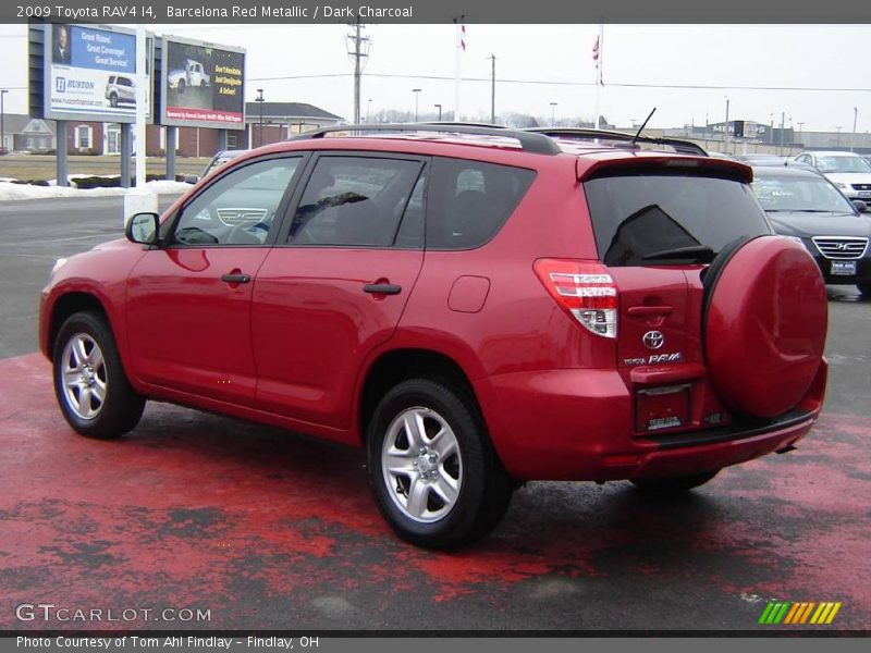 Barcelona Red Metallic / Dark Charcoal 2009 Toyota RAV4 I4
