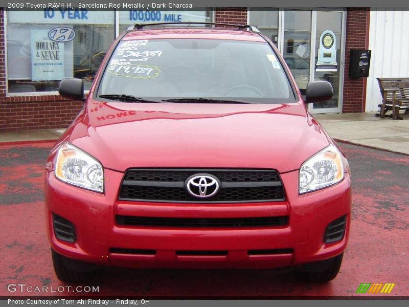 Barcelona Red Metallic / Dark Charcoal 2009 Toyota RAV4 I4