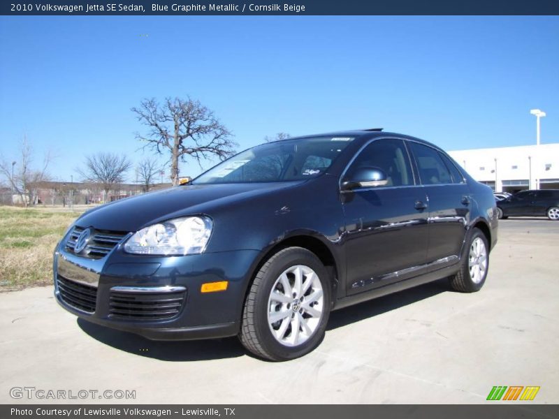Blue Graphite Metallic / Cornsilk Beige 2010 Volkswagen Jetta SE Sedan
