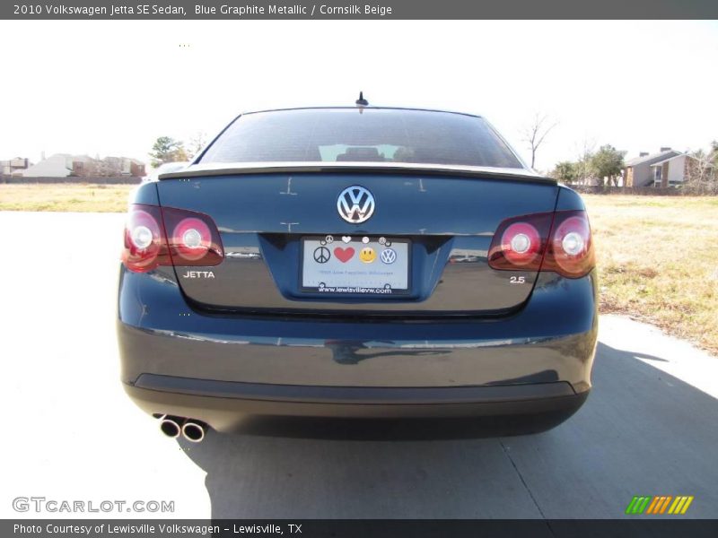 Blue Graphite Metallic / Cornsilk Beige 2010 Volkswagen Jetta SE Sedan