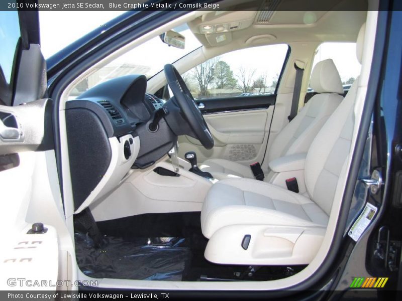 Blue Graphite Metallic / Cornsilk Beige 2010 Volkswagen Jetta SE Sedan