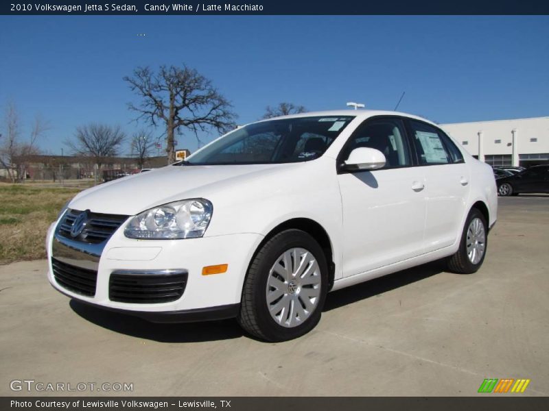 Candy White / Latte Macchiato 2010 Volkswagen Jetta S Sedan