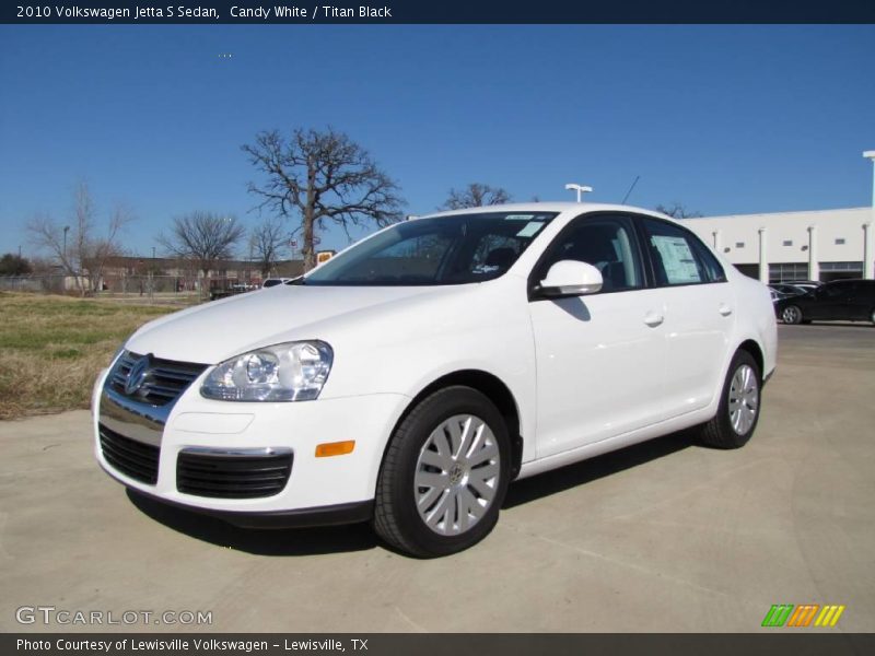Candy White / Titan Black 2010 Volkswagen Jetta S Sedan
