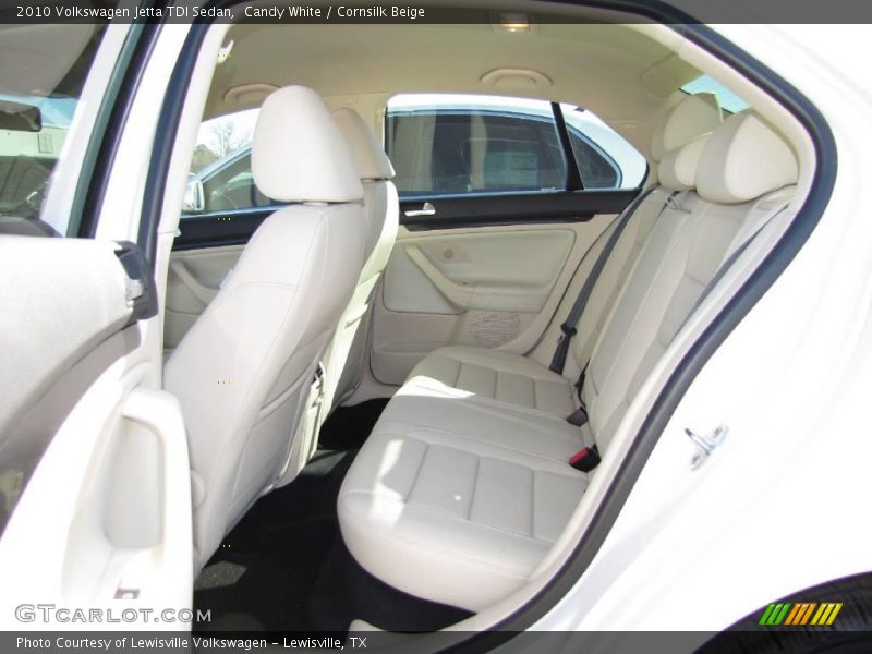 Candy White / Cornsilk Beige 2010 Volkswagen Jetta TDI Sedan