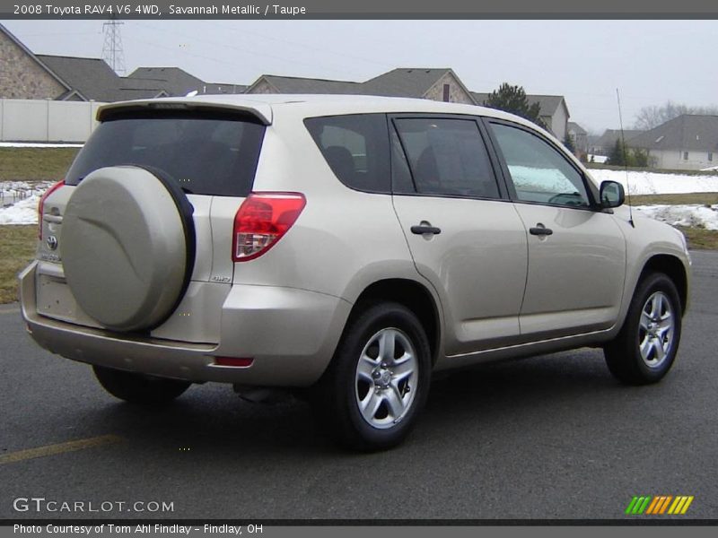 Savannah Metallic / Taupe 2008 Toyota RAV4 V6 4WD