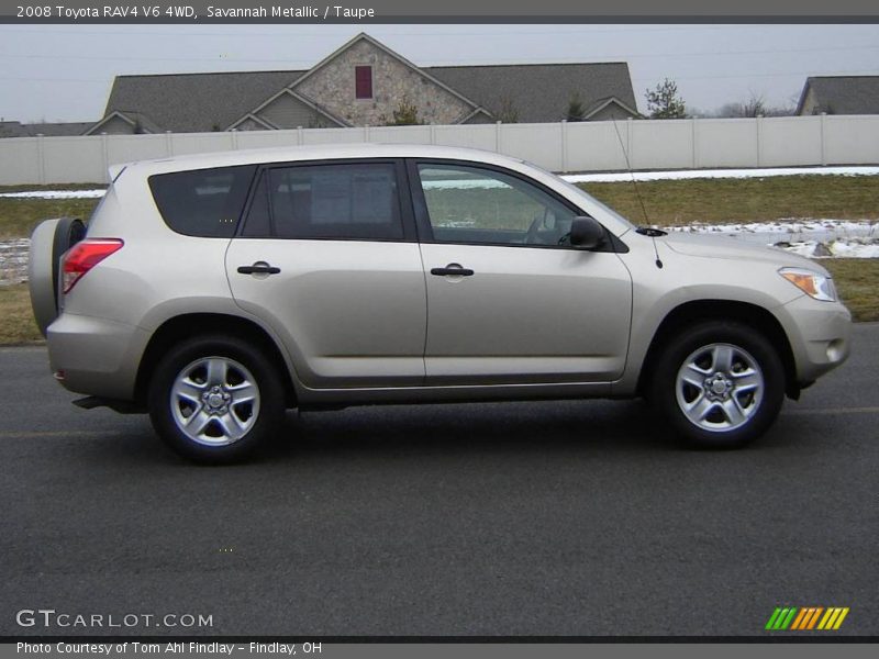 Savannah Metallic / Taupe 2008 Toyota RAV4 V6 4WD