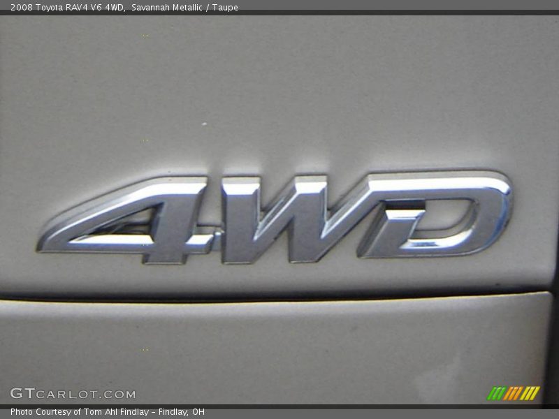 Savannah Metallic / Taupe 2008 Toyota RAV4 V6 4WD