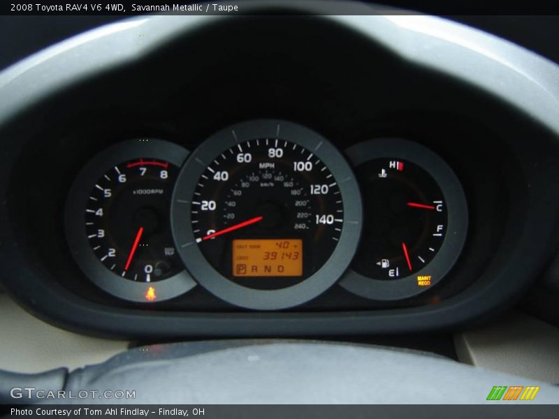 Savannah Metallic / Taupe 2008 Toyota RAV4 V6 4WD