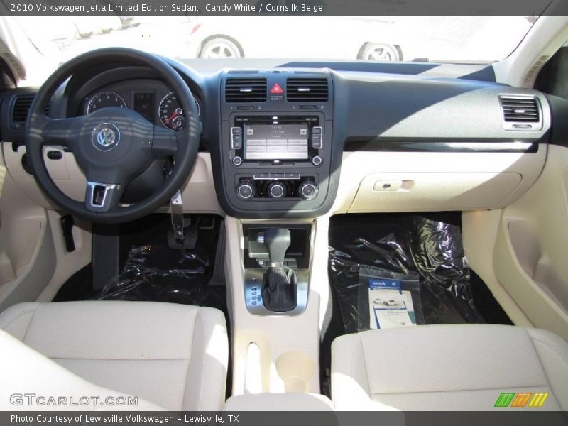 Candy White / Cornsilk Beige 2010 Volkswagen Jetta Limited Edition Sedan