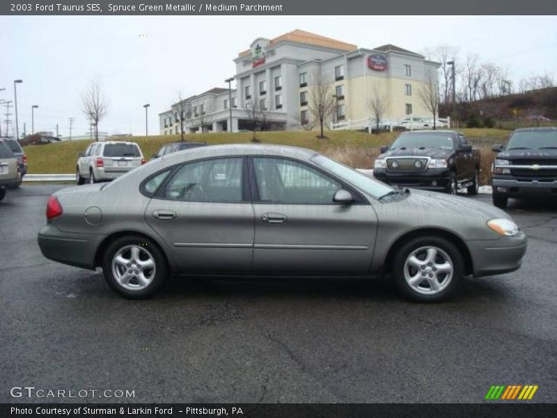 Spruce Green Metallic / Medium Parchment 2003 Ford Taurus SES