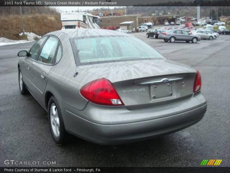 Spruce Green Metallic / Medium Parchment 2003 Ford Taurus SES