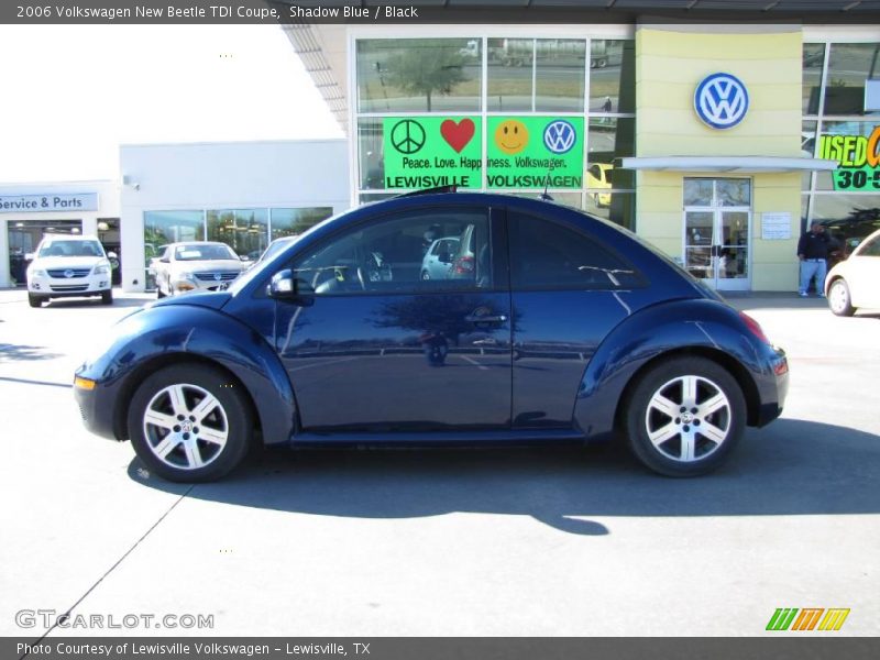 Shadow Blue / Black 2006 Volkswagen New Beetle TDI Coupe
