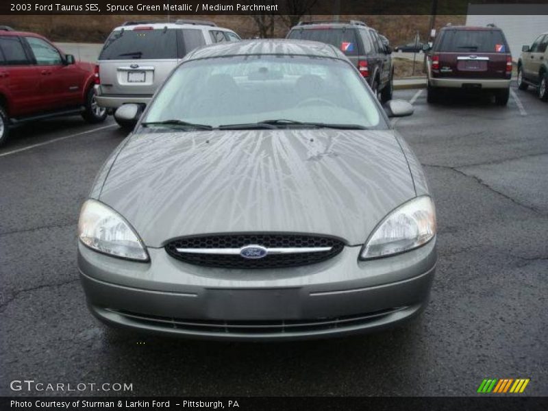 Spruce Green Metallic / Medium Parchment 2003 Ford Taurus SES