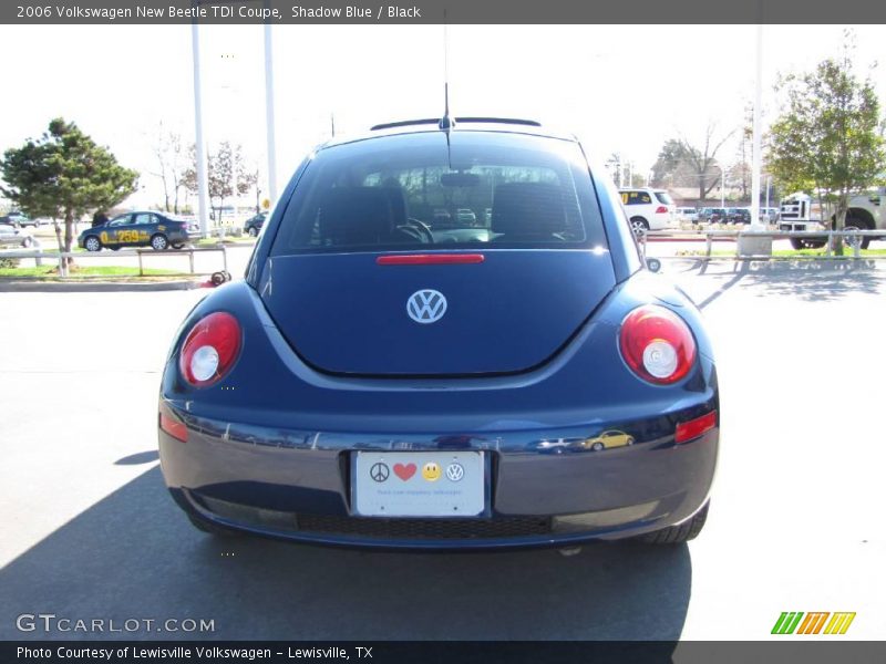Shadow Blue / Black 2006 Volkswagen New Beetle TDI Coupe