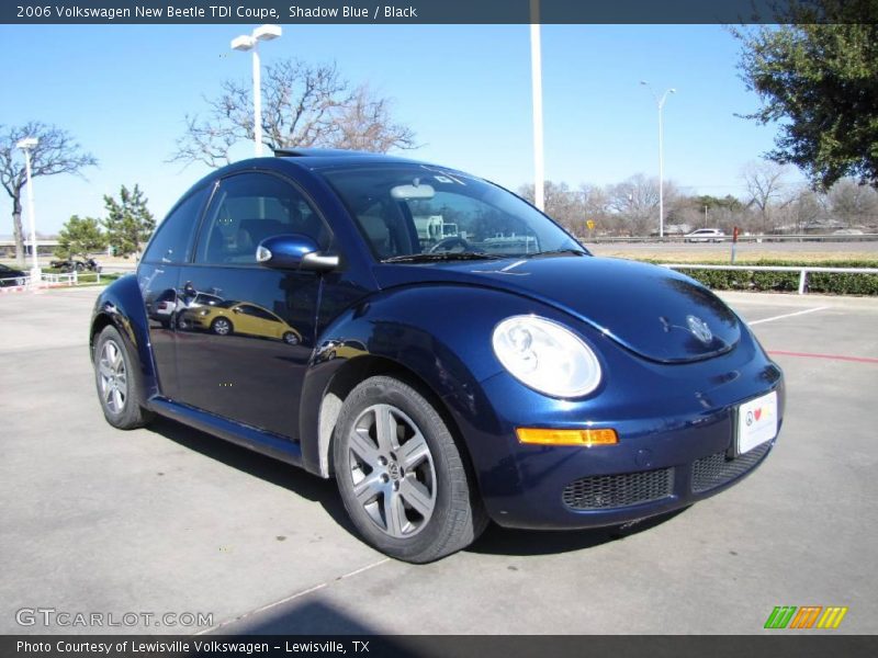 Shadow Blue / Black 2006 Volkswagen New Beetle TDI Coupe