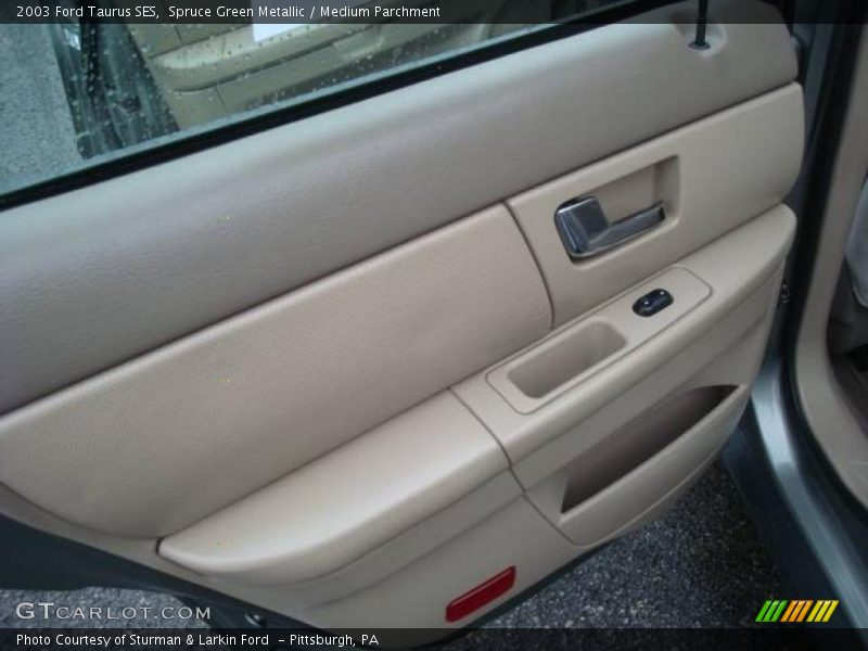 Spruce Green Metallic / Medium Parchment 2003 Ford Taurus SES