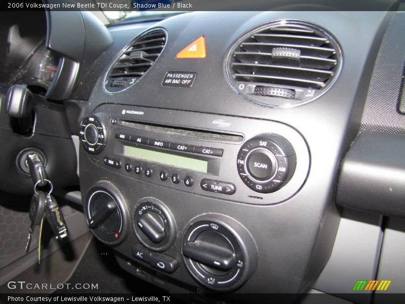 Shadow Blue / Black 2006 Volkswagen New Beetle TDI Coupe