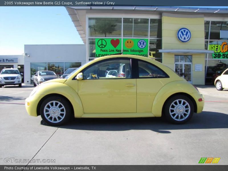 Sunflower Yellow / Grey 2005 Volkswagen New Beetle GLS Coupe
