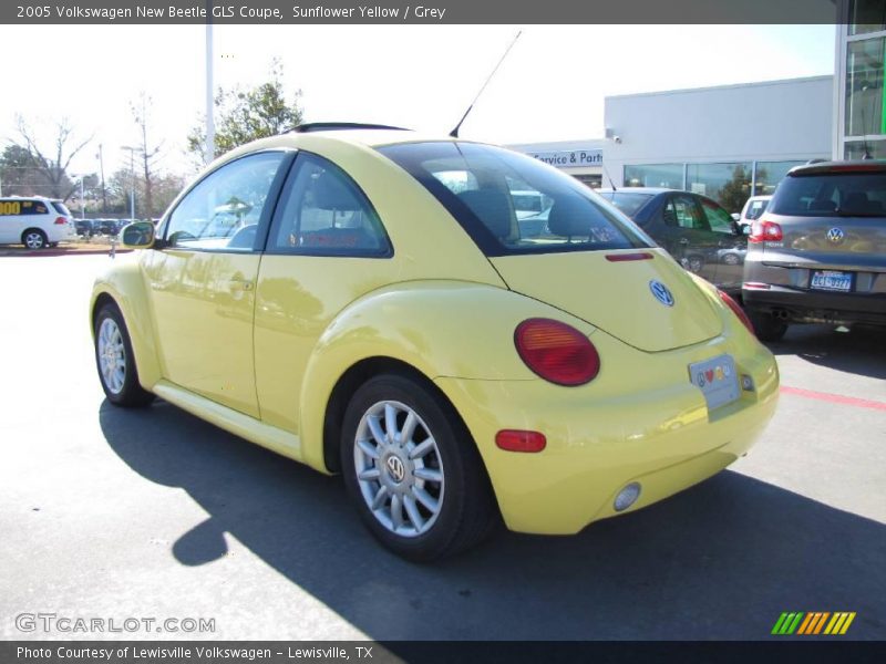 Sunflower Yellow / Grey 2005 Volkswagen New Beetle GLS Coupe
