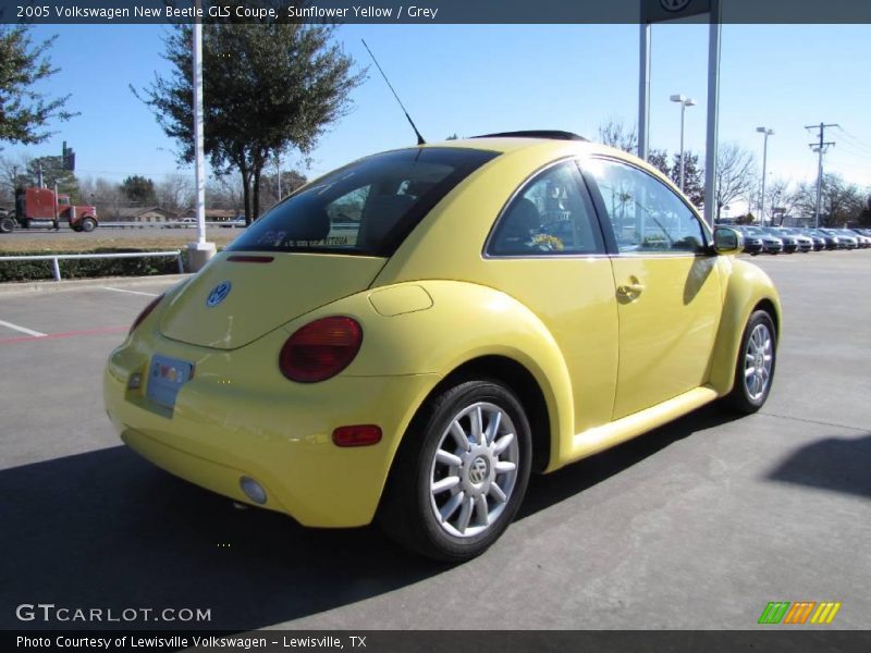 Sunflower Yellow / Grey 2005 Volkswagen New Beetle GLS Coupe