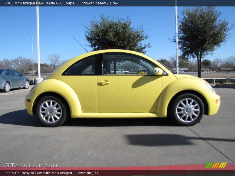 Sunflower Yellow / Grey 2005 Volkswagen New Beetle GLS Coupe