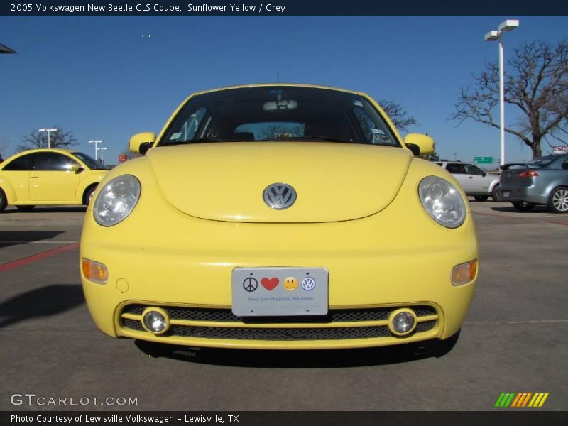 Sunflower Yellow / Grey 2005 Volkswagen New Beetle GLS Coupe
