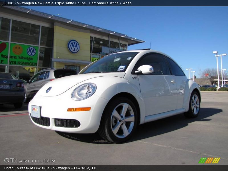 Campanella White / White 2008 Volkswagen New Beetle Triple White Coupe