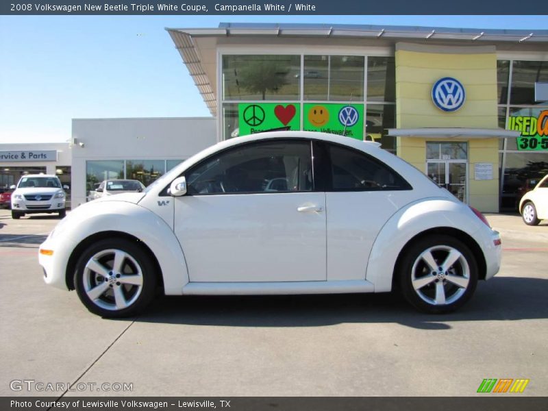 Campanella White / White 2008 Volkswagen New Beetle Triple White Coupe