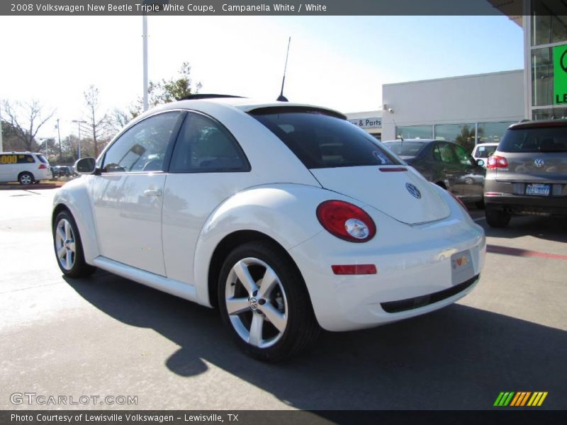 Campanella White / White 2008 Volkswagen New Beetle Triple White Coupe