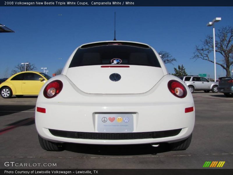 Campanella White / White 2008 Volkswagen New Beetle Triple White Coupe