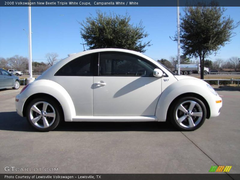 Campanella White / White 2008 Volkswagen New Beetle Triple White Coupe