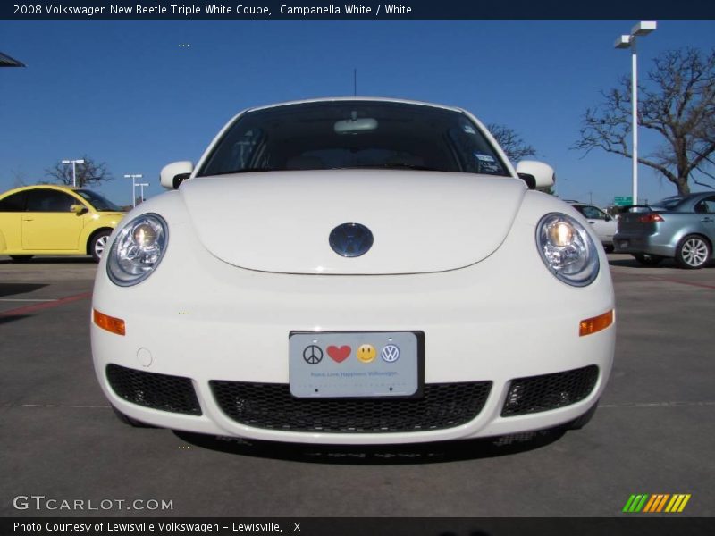 Campanella White / White 2008 Volkswagen New Beetle Triple White Coupe
