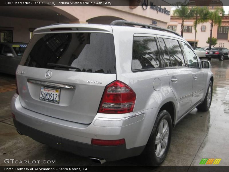 Iridium Silver Metallic / Ash Grey 2007 Mercedes-Benz GL 450