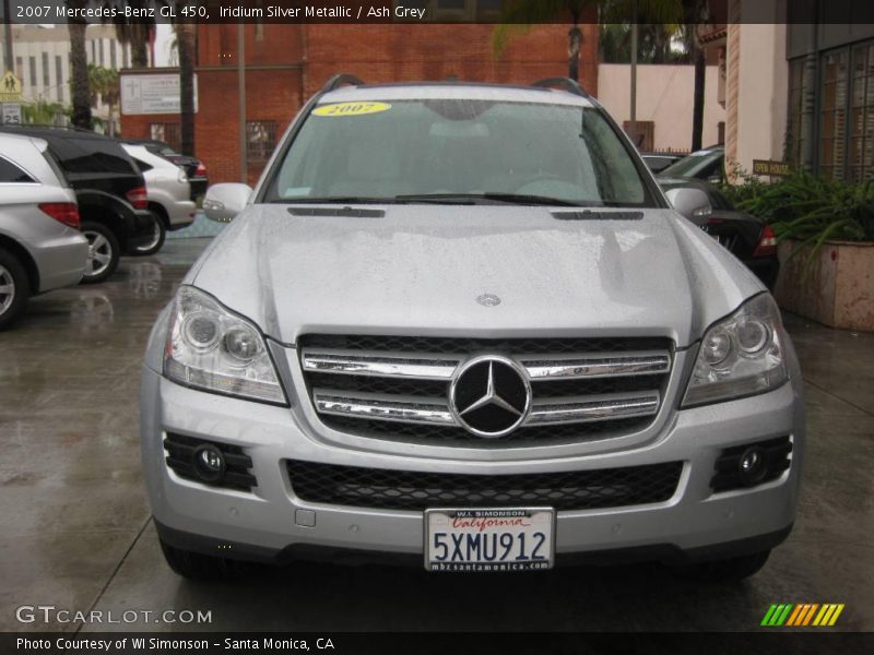 Iridium Silver Metallic / Ash Grey 2007 Mercedes-Benz GL 450