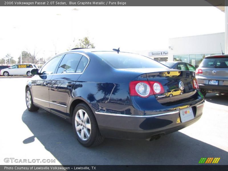 Blue Graphite Metallic / Pure Beige 2006 Volkswagen Passat 2.0T Sedan