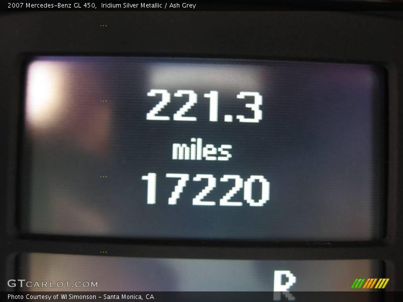 Iridium Silver Metallic / Ash Grey 2007 Mercedes-Benz GL 450
