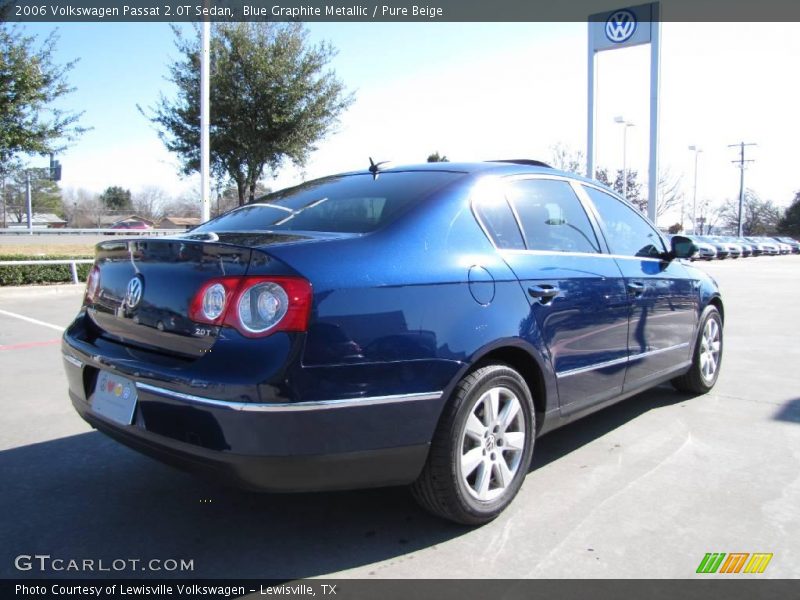 Blue Graphite Metallic / Pure Beige 2006 Volkswagen Passat 2.0T Sedan
