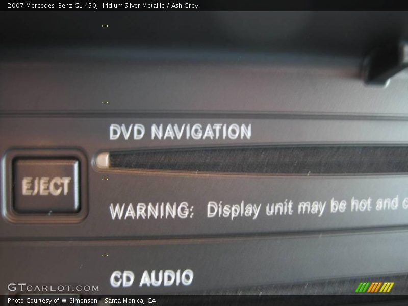 Iridium Silver Metallic / Ash Grey 2007 Mercedes-Benz GL 450