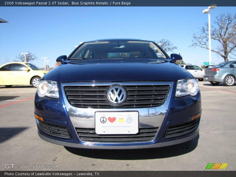 Blue Graphite Metallic / Pure Beige 2006 Volkswagen Passat 2.0T Sedan