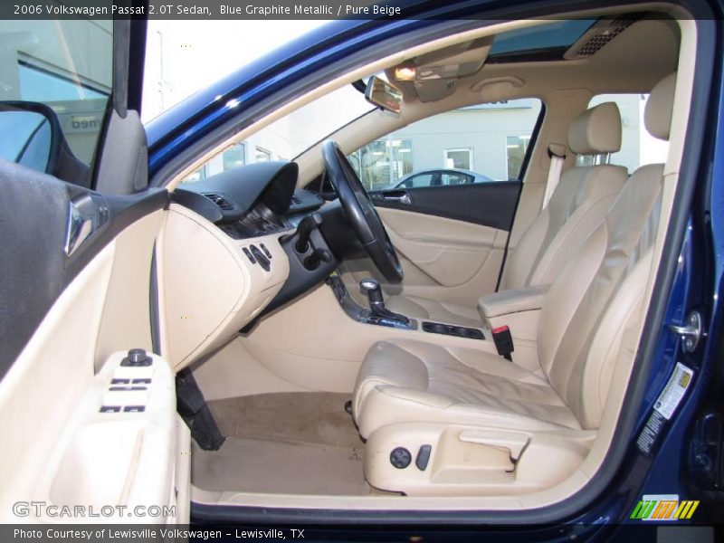 Blue Graphite Metallic / Pure Beige 2006 Volkswagen Passat 2.0T Sedan