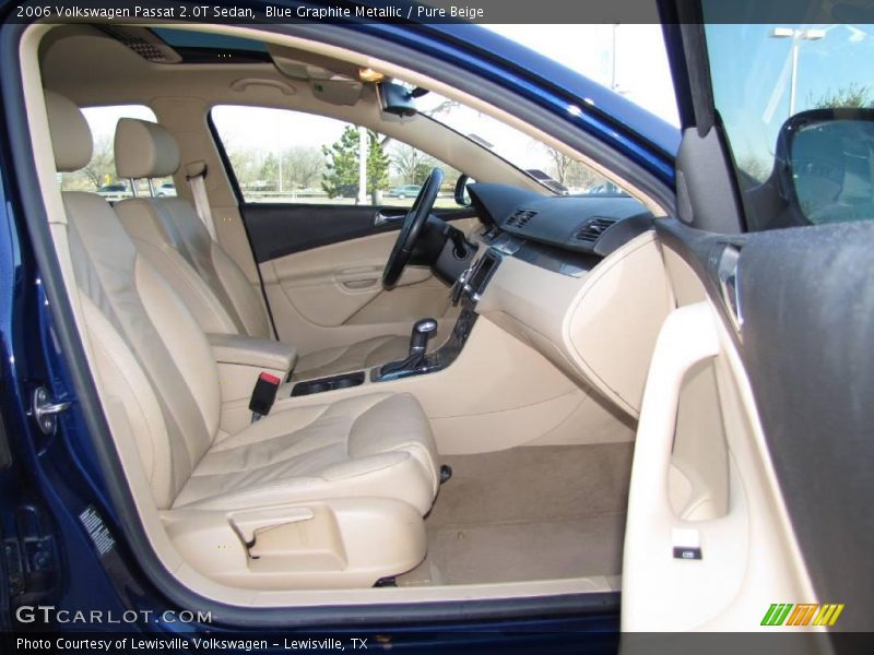 Blue Graphite Metallic / Pure Beige 2006 Volkswagen Passat 2.0T Sedan